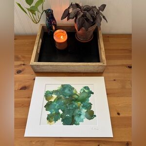 New Original Signed Artwork Alcohol Ink on Paper 194